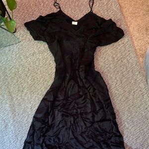 Wilfred Black Midi Dress